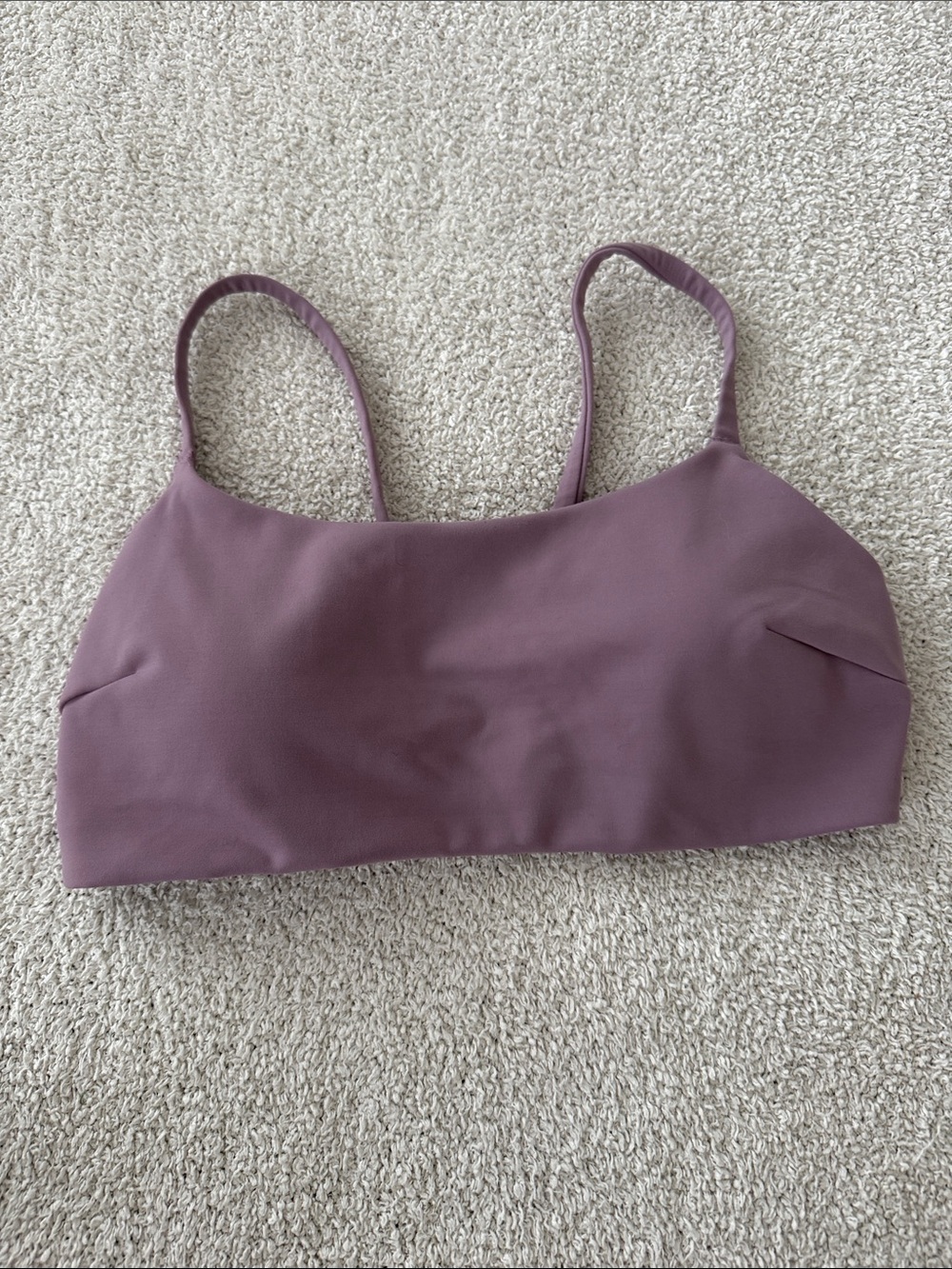 lululemon athletica mauve/purple sports bra